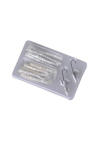 Savage Gear Micro Sandeel Kit 12 Adet - Silver