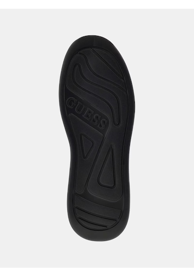 Guess Elba Hakiki Deri Erkek Sneaker Ayakkabı Fmtlbasue12 Mavi