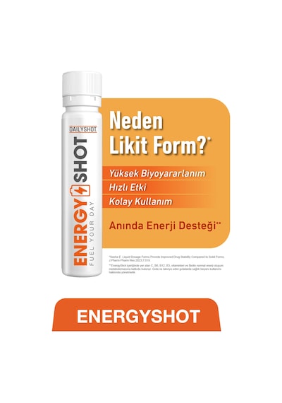 Energy 7 Shot & Electrovit Portakal