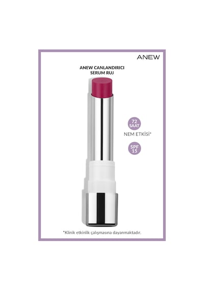 Avon Canlandırıcı Serum Ruj Exhilarating Magenta