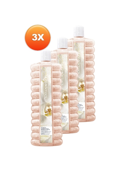 Avon Simply Luxurious Beyaz Şeftali Ve Vanilya Orkide Kokulu Banyo Köpüğü 3 x 1 L