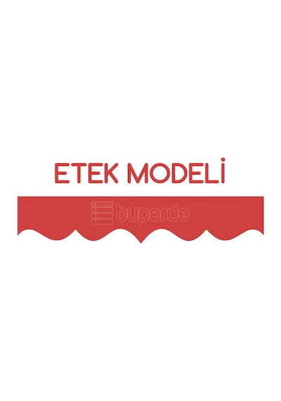 Buperde Ekru (Açık Krem) Dar Pilise Pliseli Zebra Stor Perde