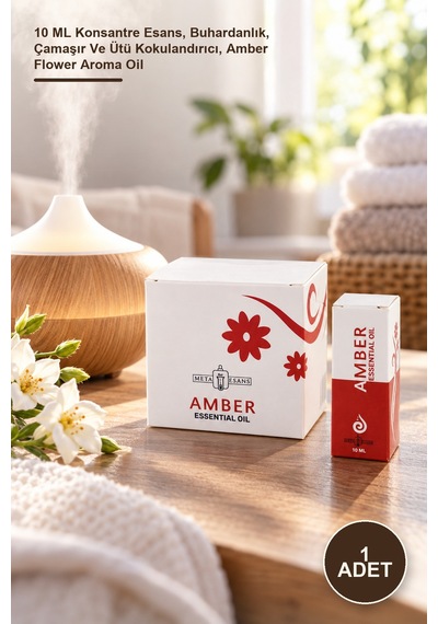 1 Adet Amber Çiçeği Esansiyel Koku Yağı 10 Ml Konsantre Esans, Buhardanlık, Çamaşır Ve Ütü Kokulandırıcı, Amber Flower Aroma Oil Diğer