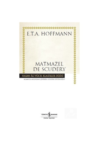 Matmazel De Scudery Karton Kapak - E.T. A. Hoffmann