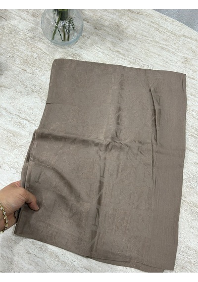 Noura Scarf Diamond Pamira Şal Latte Çok Renkli