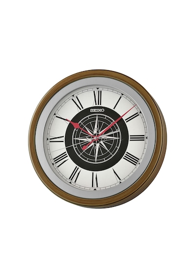 Seiko Clock Qxa844b Duvar Saati Kahverengi