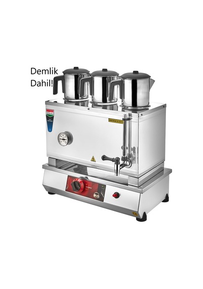 Miletto Üç Demlik Gaz'Lı Pleytsiz Çay Ocağı 33 Lt-Demlik Dahil ! Miletto Üç Demlik Gaz'Lı Pleytsiz Çay Ocağı 33 Lt-Demlik Dahil !