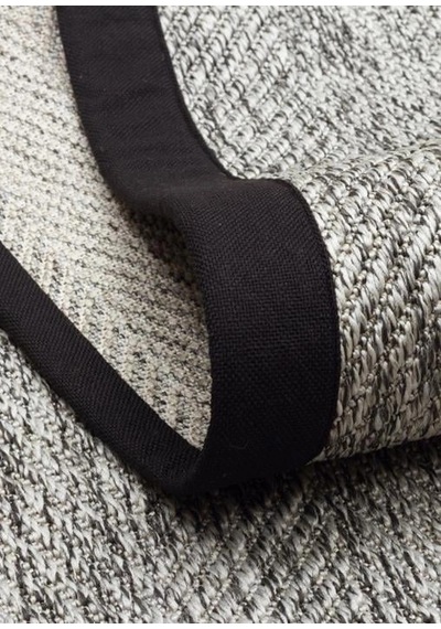 Eko Halı Ventura Vnt 2704 Grey Bordür Black Sisal Görünümlü İç Ve Dış Mekan Uyumlu Hav Vermeyen Mode Gri