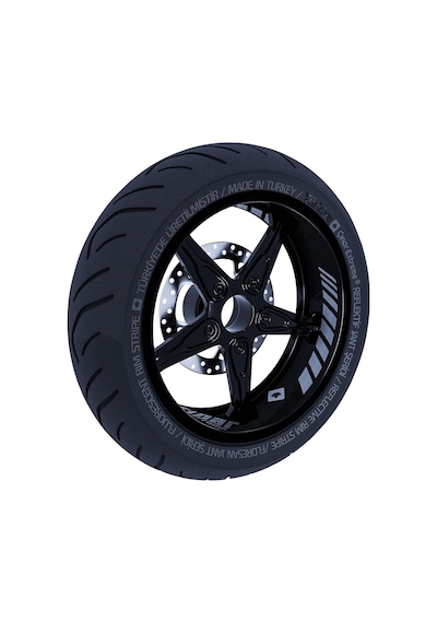 Gp Racing Taş Grisi İç Jant Şeridi Sticker Çınar Extreme