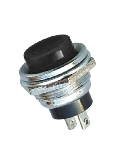 Robotistan Ic180 Metal Büyük Renkli Buton - Siyah