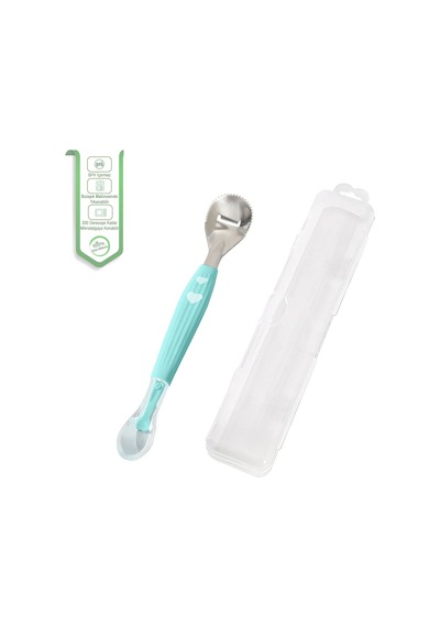 Jojobebek Çok Fonksiyonlu Bebek Mama Kaşığı / Mavi Renk Mavi