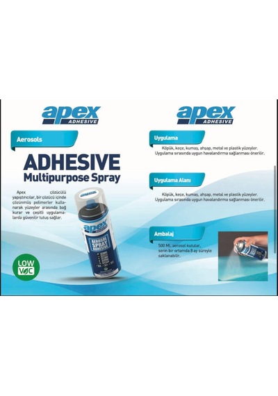 Sünger Yapıştırıcı Apex 340 Gr