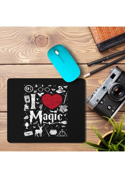I Love Magic Mouse Pad Mousepad