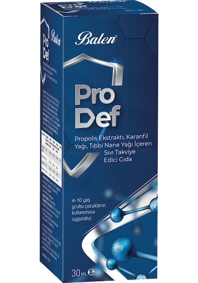 Prodef Propolis Karanfil Yağı Içeren Boğaz Spreyi 30 Ml