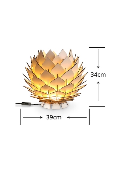 Design Otto Lotus Dekoratif Lambader Şapkası Başlığı Avize Abajur(457973436)