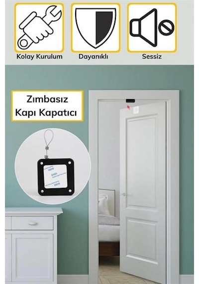 Yangına Dayanıklı Sıva Üstü Tüm Kapılar İçin Uygun Otomatik Kapanan Hızlı Otomatik Kapı Kapa