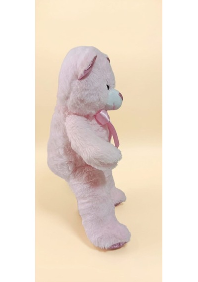 Peluş Uzun Parlak Ayı 50 Cm Pembe