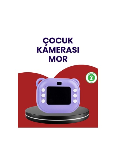 Eğlenceli Şipşak Çocuk Kamerası Oyun Müzik Ve 18 Efektli Anında Baskı