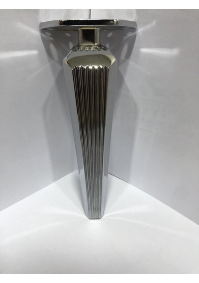 Tokyo Metal Ayak 16cm Krom Komidin Koltuk Puf Komidin Dolap Modern Tv Ünite Mobilya Ayağı Gümüş Krom