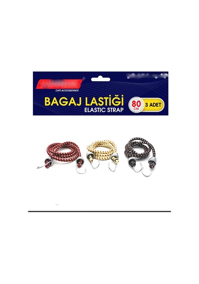 Bagaj Ahtapot Lastik 3lü Set 80 180cm1.kalite