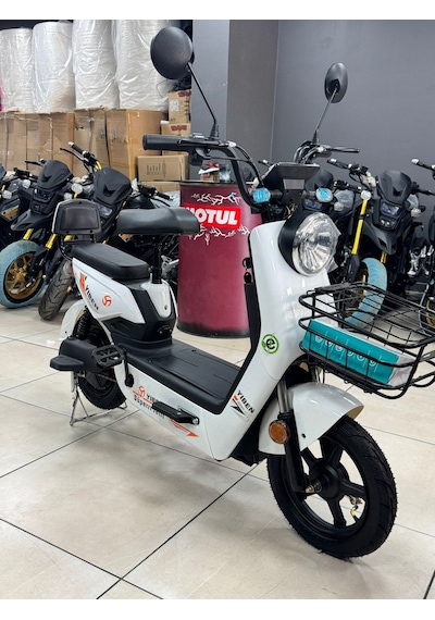 Yiben Süper Jet 249 W Elektirkli Bisiklet Beyaz