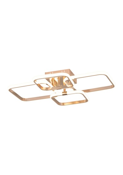 Pl 01 4 Model Gold 3 Renkli Salon Ve Oturma Odası İçin İdeal Alüminyum Avize, 65x10 Gold