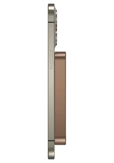 Momax IP117AL2 Q.Mag X1 10000 mAh Manyetik Kablosuz Powerbank Çöl Titanyumu
