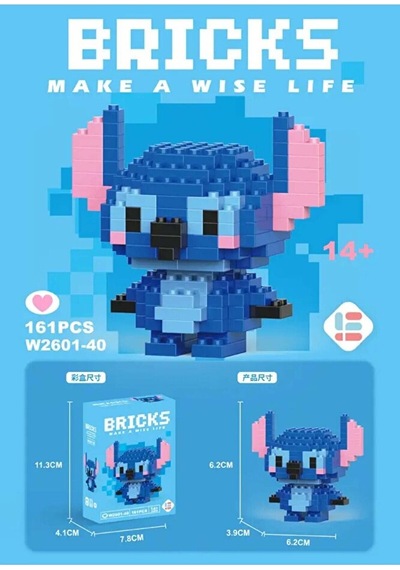 Stitch Ve Angel 3d Yapboz 2'li Seti