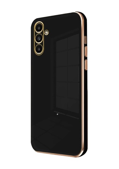 Samsung Galaxy  Uyumlu,  A15 4g Kılıf Volet Silikon - Siyah