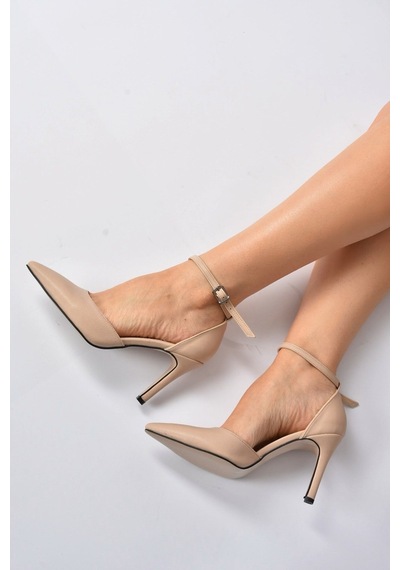 Fox Shoes Ten Topuklu Kadın Ayakkabı K404010709 Ten