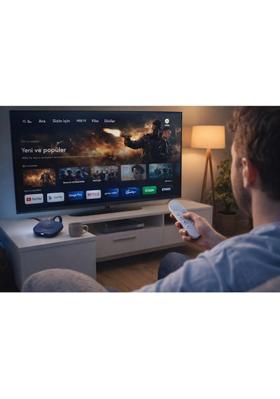 Android Tv Box 8k Android Tv Stick Kablosuz Yayın Netflix Youtube Prime Videoıptv Destekli 2gb+16gb