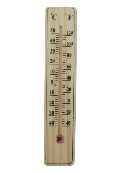 15 Cm Ahşap Oda Sıcaklığı Sıcaklık Ölçümü Termometresi Küçük
