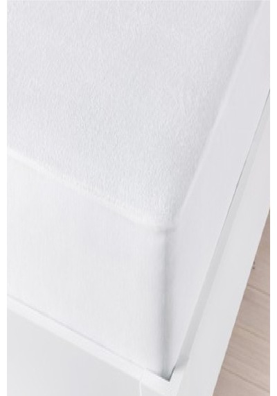 Divanev Fitted Pamuk Bebe Alezi 70x110+20 Cm Sıvı Geçirmez Yatak Koruyucu Beyaz