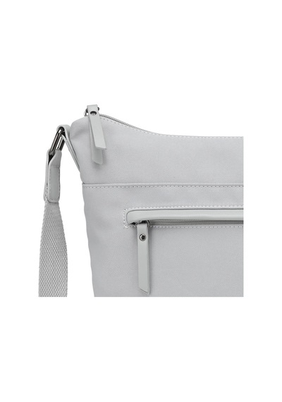 Smart Bags Twill Dimi Kumaş Postacı Kadın Çantası 3327 Gri