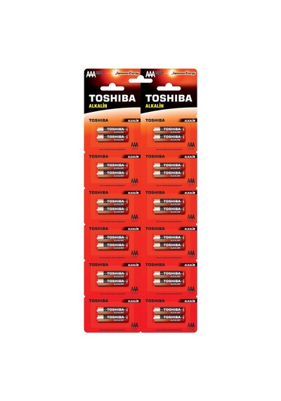 Toshıba Lr03 24lü Kartela Alkalin İnce Pil