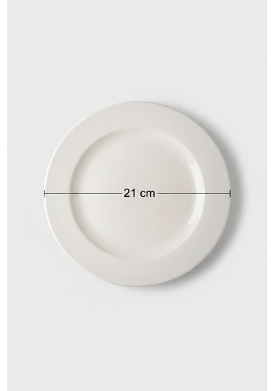Tuna Pasta Tabağı 21cm Krem Rinart