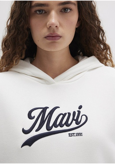 Mavi Ekru Kadın Sweatshirt M1s10420-80194 Ekru