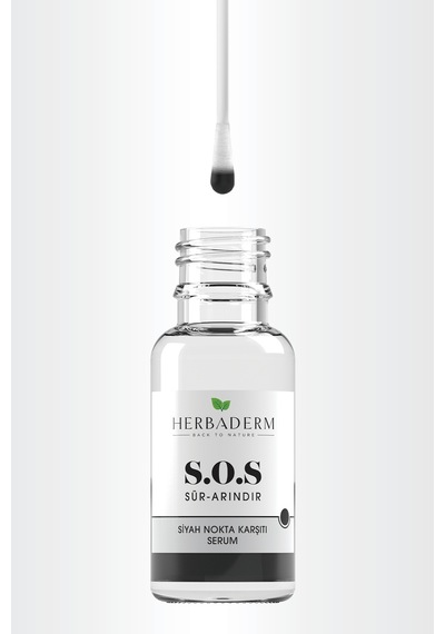 Herbaderm Sos Siyah Nokta Oluşumuna Karşı Cilt Bakım Serumu 20 ML