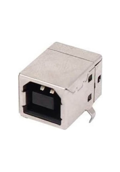Koodmax-Usb B Tipi Dişi Konnektör - Lehim Tip - Yazcı Dişi Soket - 5 Adet