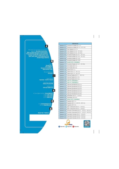 2027 8. Sınıf Haftalık Hep Matematik 40 Deneme