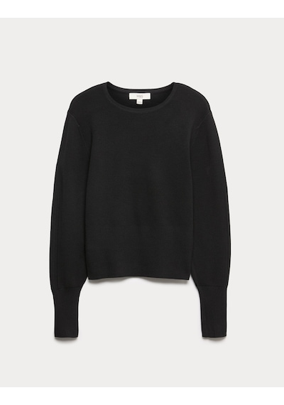 Marks & Spencer Yumuşak Dokulu Kazak Siyah