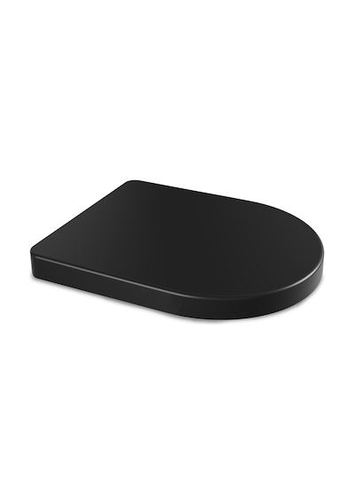 Aqua Bagno ZERO Yavaş Kapanan Klozet kapağı ,Mat Siyah,Duroplast