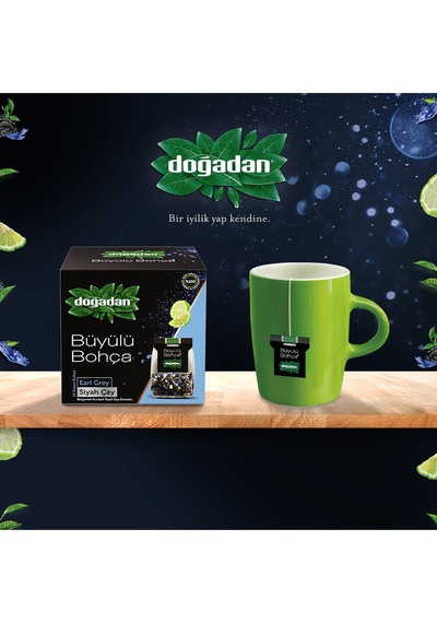 Doğadan Büyülü Bohça Earl Grey Siyah Çay 10'lu