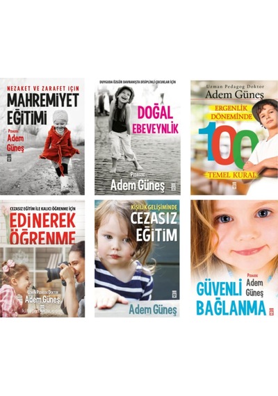 Çocuk Eğitimi Seti - Adem Güneş - 12 Adet Kitap - Çocuk Psikolojisi - Çocuk Gelişimi