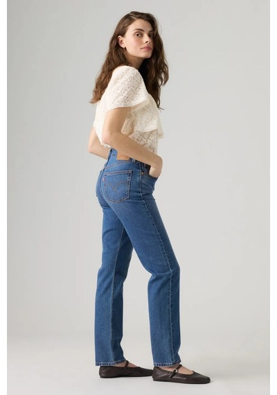 Levi's Kadın 501 Med Indigo Jeans-16496 Mavi