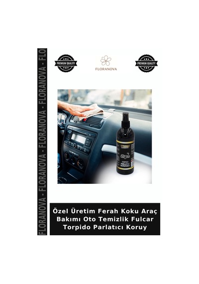 Özel Üretim Ferah Koku Araç Bakımı Oto Temizlik Fulcar Torpido Parlatıcı Koruy