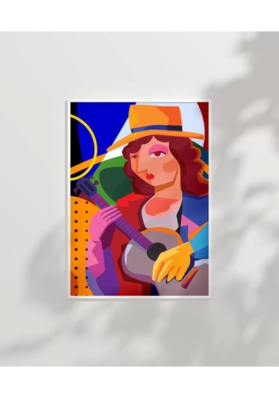 Çerçevesiz Poster Müzikal Portre