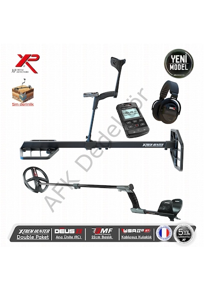 Xp Xtrem Hunter Dedektör Double Paket - Xp Deus 2 Rc, 22 Cm Fmf Başlık Ve Wsa2xl St Kulaklık