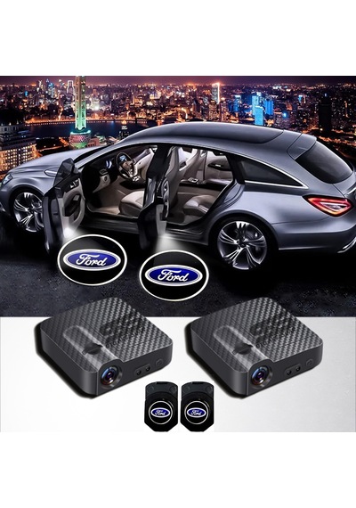 Ford Kapı Altı Logo Araç İçi Pilli 2 Adet