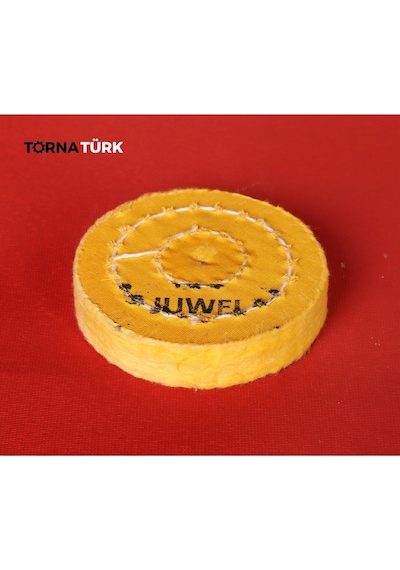 3x50 - 3 İnç Sert Sarı Polisaj Keçesi 60 Mm